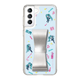 Slim Protection Case - STAND & RING RIBBON Silver［ HATSUNE MIKU - Ribbon - Instrumental - Blue ］