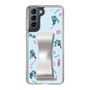 Slim Protection Case - STAND & RING RIBBON Silver［ HATSUNE MIKU - Ribbon - Instrumental - Blue ］