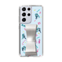 Slim Protection Case - STAND & RING RIBBON Silver［ HATSUNE MIKU - Ribbon - Instrumental - Blue ］