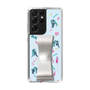 Slim Protection Case - STAND & RING RIBBON Silver［ HATSUNE MIKU - Ribbon - Instrumental - Blue ］