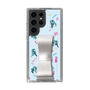 Slim Protection Case - STAND & RING RIBBON Silver［ HATSUNE MIKU - Ribbon - Instrumental - Blue ］