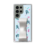 Slim Protection Case - STAND & RING RIBBON Silver［ HATSUNE MIKU - Ribbon - Instrumental - Blue ］