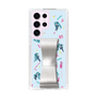 Slim Protection Case - STAND & RING RIBBON Silver［ HATSUNE MIKU - Ribbon - Instrumental - Blue ］