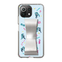 Slim Protection Case - STAND & RING RIBBON Silver［ HATSUNE MIKU - Ribbon - Instrumental - Blue ］