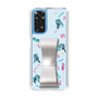 Slim Protection Case - STAND & RING RIBBON Silver［ HATSUNE MIKU - Ribbon - Instrumental - Blue ］