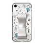 Slim Protection Case - STAND & RING RIBBON Silver［ HATSUNE MIKU - Ribbon - Instrumental - Monochrome ］