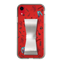 Slim Protection Case - STAND & RING RIBBON Silver［ HATSUNE MIKU - Ribbon - Instrumental - Monochrome ］
