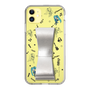 Slim Protection Case - STAND & RING RIBBON Silver［ HATSUNE MIKU - Ribbon - Instrumental - Monochrome ］