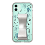 Slim Protection Case - STAND & RING RIBBON Silver［ HATSUNE MIKU - Ribbon - Instrumental - Monochrome ］