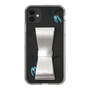 Slim Protection Case - STAND & RING RIBBON Silver［ HATSUNE MIKU - Ribbon - Instrumental - Monochrome ］