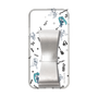 Slim Protection Case - STAND & RING RIBBON Silver［ HATSUNE MIKU - Ribbon - Instrumental - Monochrome ］