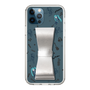 Slim Protection Case - STAND & RING RIBBON Silver［ HATSUNE MIKU - Ribbon - Instrumental - Monochrome ］