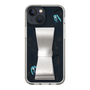 Slim Protection Case - STAND & RING RIBBON Silver［ HATSUNE MIKU - Ribbon - Instrumental - Monochrome ］
