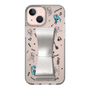 Slim Protection Case - STAND & RING RIBBON Silver［ HATSUNE MIKU - Ribbon - Instrumental - Monochrome ］