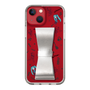 Slim Protection Case - STAND & RING RIBBON Silver［ HATSUNE MIKU - Ribbon - Instrumental - Monochrome ］
