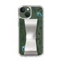 Slim Protection Case - STAND & RING RIBBON Silver［ HATSUNE MIKU - Ribbon - Instrumental - Monochrome ］