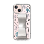 Slim Protection Case - STAND & RING RIBBON Silver［ HATSUNE MIKU - Ribbon - Instrumental - Monochrome ］
