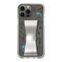Slim Protection Case - STAND & RING RIBBON Silver［ HATSUNE MIKU - Ribbon - Instrumental - Monochrome ］