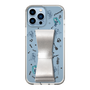 Slim Protection Case - STAND & RING RIBBON Silver［ HATSUNE MIKU - Ribbon - Instrumental - Monochrome ］