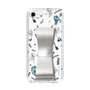 Slim Protection Case - STAND & RING RIBBON Silver［ HATSUNE MIKU - Ribbon - Instrumental - Monochrome ］