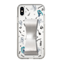 Slim Protection Case - STAND & RING RIBBON Silver［ HATSUNE MIKU - Ribbon - Instrumental - Monochrome ］