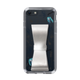 Slim Protection Case - STAND & RING RIBBON Silver［ HATSUNE MIKU - Ribbon - Instrumental - Monochrome ］