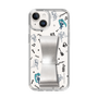Slim Protection Case - STAND & RING RIBBON Silver［ HATSUNE MIKU - Ribbon - Instrumental - Monochrome ］