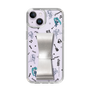 Slim Protection Case - STAND & RING RIBBON Silver［ HATSUNE MIKU - Ribbon - Instrumental - Monochrome ］