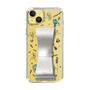Slim Protection Case - STAND & RING RIBBON Silver［ HATSUNE MIKU - Ribbon - Instrumental - Monochrome ］