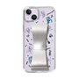 Slim Protection Case - STAND & RING RIBBON Silver［ HATSUNE MIKU - Ribbon - Instrumental - Monochrome ］