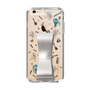 Slim Protection Case - STAND & RING RIBBON Silver［ HATSUNE MIKU - Ribbon - Instrumental - Monochrome ］