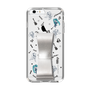 Slim Protection Case - STAND & RING RIBBON Silver［ HATSUNE MIKU - Ribbon - Instrumental - Monochrome ］