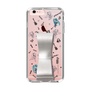 Slim Protection Case - STAND & RING RIBBON Silver［ HATSUNE MIKU - Ribbon - Instrumental - Monochrome ］