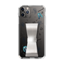 Slim Protection Case - STAND & RING RIBBON Silver［ HATSUNE MIKU - Ribbon - Instrumental - Monochrome ］