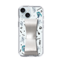 Slim Protection Case - STAND & RING RIBBON Silver［ HATSUNE MIKU - Ribbon - Instrumental - Monochrome ］