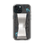 Slim Protection Case - STAND & RING RIBBON Silver［ HATSUNE MIKU - Ribbon - Instrumental - Monochrome ］