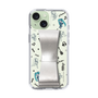 Slim Protection Case - STAND & RING RIBBON Silver［ HATSUNE MIKU - Ribbon - Instrumental - Monochrome ］