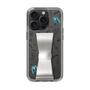 Slim Protection Case - STAND & RING RIBBON Silver［ HATSUNE MIKU - Ribbon - Instrumental - Monochrome ］