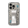 Slim Protection Case - STAND & RING RIBBON Silver［ HATSUNE MIKU - Ribbon - Instrumental - Monochrome ］