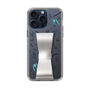 Slim Protection Case - STAND & RING RIBBON Silver［ HATSUNE MIKU - Ribbon - Instrumental - Monochrome ］