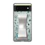 Slim Protection Case - STAND & RING RIBBON Silver［ HATSUNE MIKU - Ribbon - Instrumental - Monochrome ］