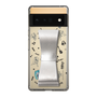 Slim Protection Case - STAND & RING RIBBON Silver［ HATSUNE MIKU - Ribbon - Instrumental - Monochrome ］