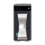 Slim Protection Case - STAND & RING RIBBON Silver［ HATSUNE MIKU - Ribbon - Instrumental - Monochrome ］