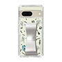Slim Protection Case - STAND & RING RIBBON Silver［ HATSUNE MIKU - Ribbon - Instrumental - Monochrome ］