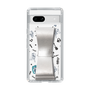 Slim Protection Case - STAND & RING RIBBON Silver［ HATSUNE MIKU - Ribbon - Instrumental - Monochrome ］