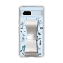 Slim Protection Case - STAND & RING RIBBON Silver［ HATSUNE MIKU - Ribbon - Instrumental - Monochrome ］