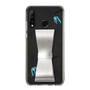 Slim Protection Case - STAND & RING RIBBON Silver［ HATSUNE MIKU - Ribbon - Instrumental - Monochrome ］