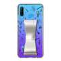 Slim Protection Case - STAND & RING RIBBON Silver［ HATSUNE MIKU - Ribbon - Instrumental - Monochrome ］
