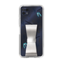 Slim Protection Case - STAND & RING RIBBON Silver［ HATSUNE MIKU - Ribbon - Instrumental - Monochrome ］