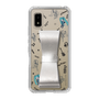 Slim Protection Case - STAND & RING RIBBON Silver［ HATSUNE MIKU - Ribbon - Instrumental - Monochrome ］